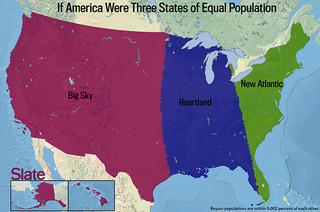 If every U.S. state had the same population, what would the map of ...