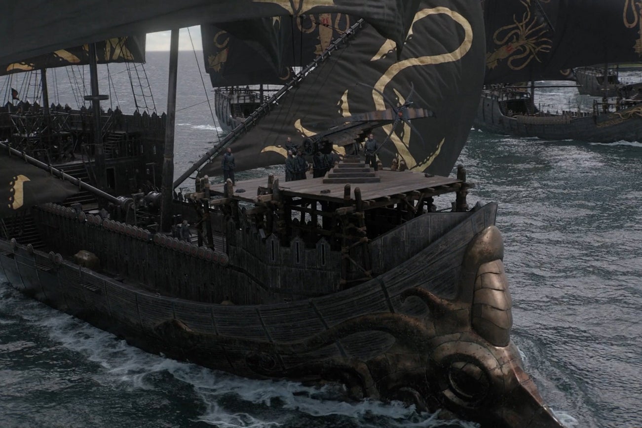 Euron Greyjoy's ship.