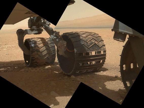 NASA's Mars rover Curiosity, taken by the rover's Mars.