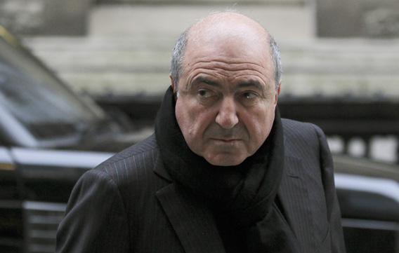 Russian oligarch Boris Berezovsky arrives at a division of the High Court in central London December 19, 2011.