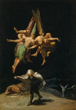 The Witches’ Flight, by Francisco Goya.