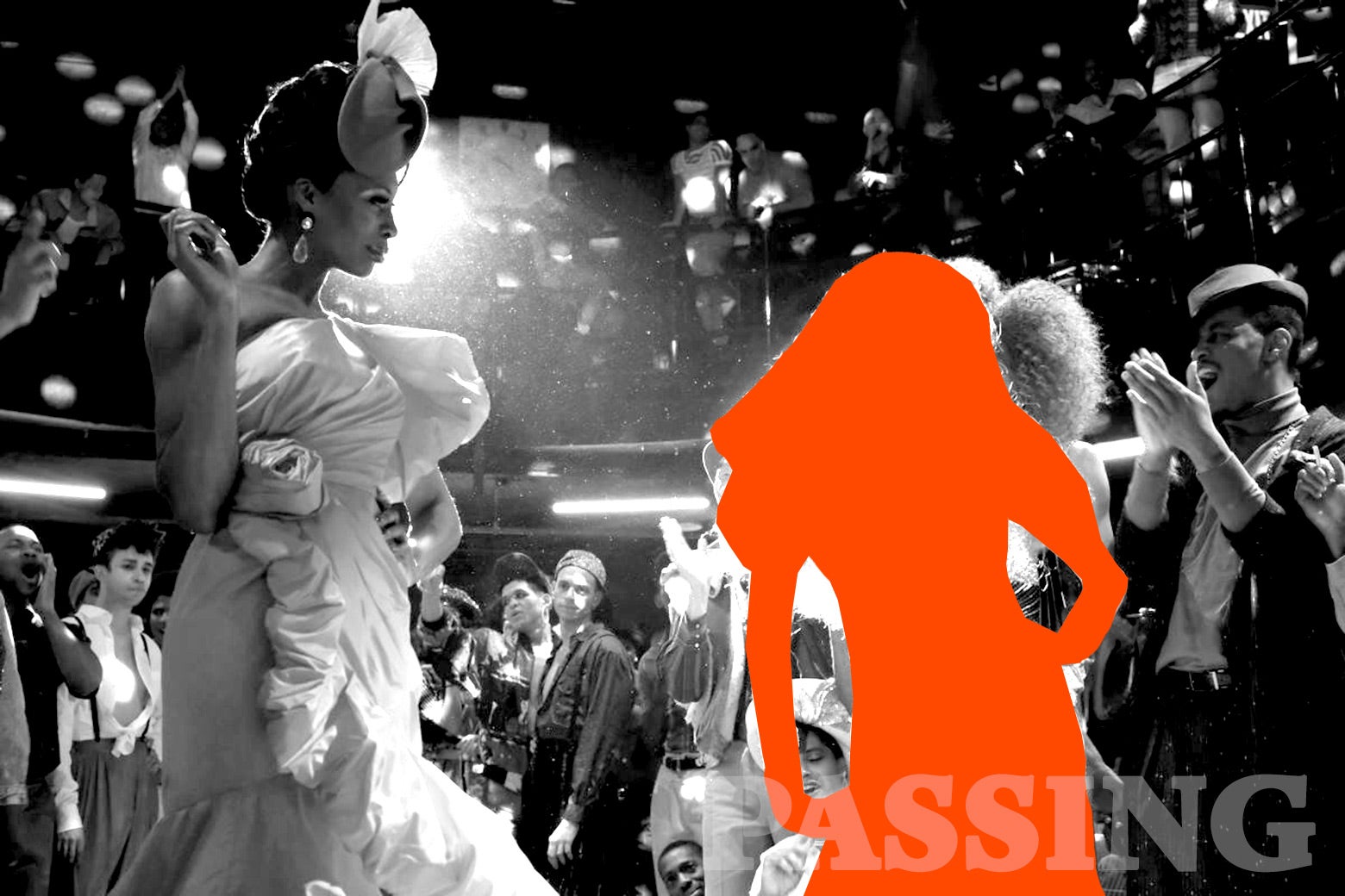Two characters from Pose compete in a ball.