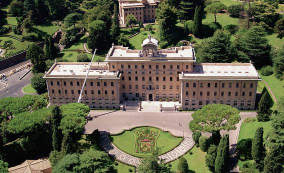 The Vatican gardens.
