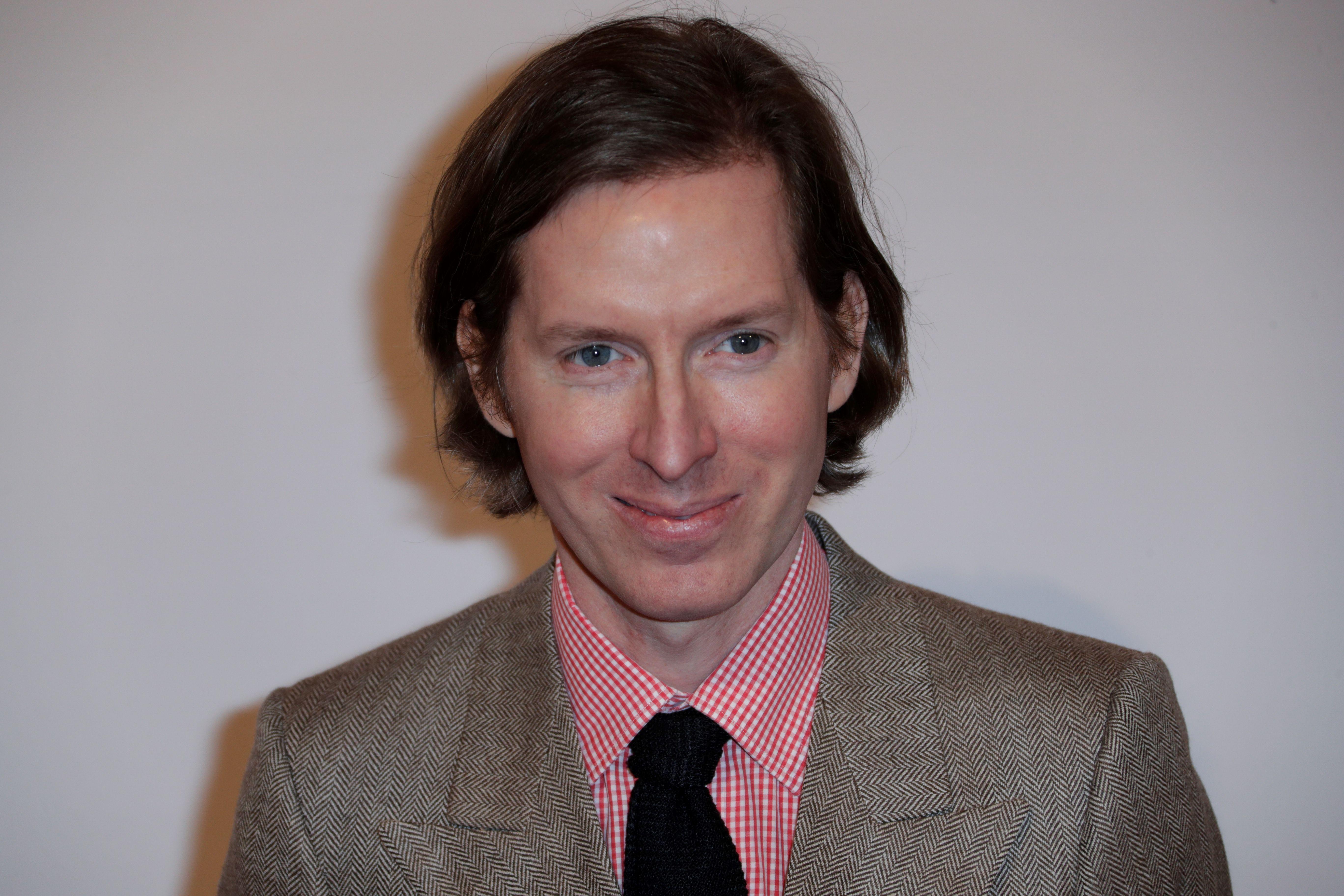 Wes Anderson on a red carpet.
