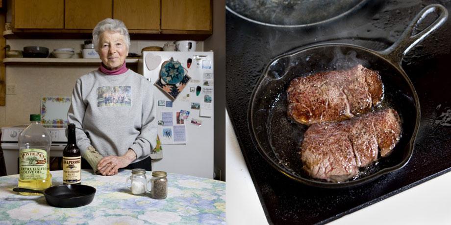 Susann Soresen, 81 years old – Homer, Alaska– MOOSE STEAK -