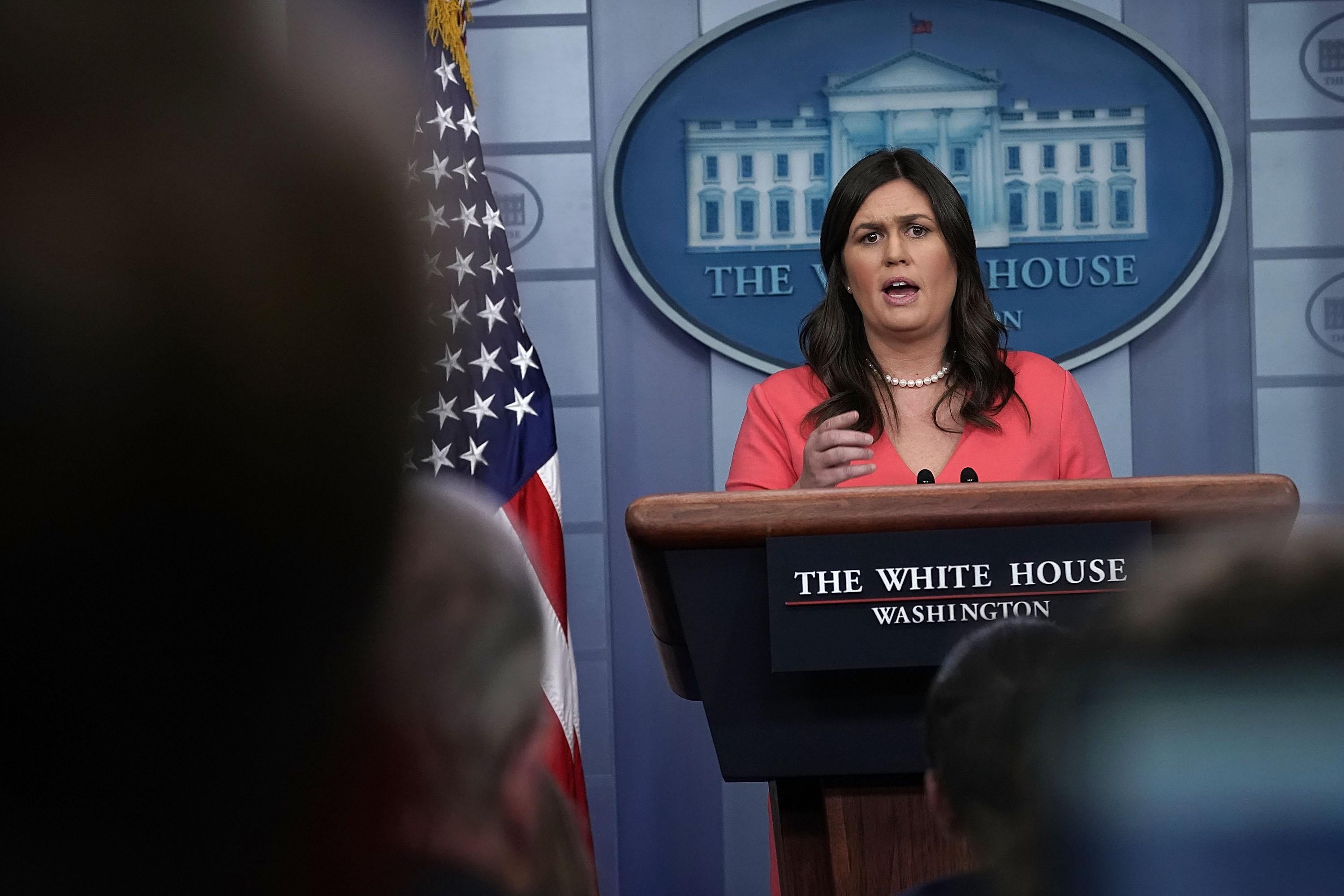 White House Press Secretary Sarah Sanders claimed that the Red Hen restaurant in Lexington refused to serve her. 