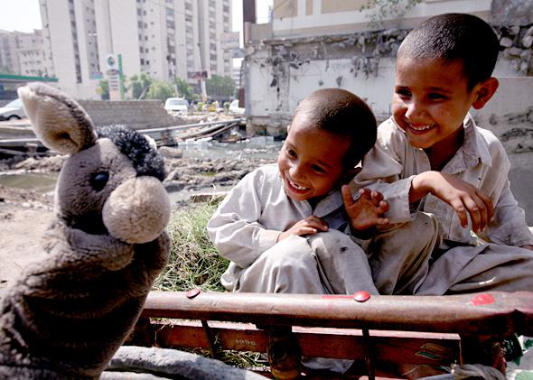Kids in Karachi, Pakistan