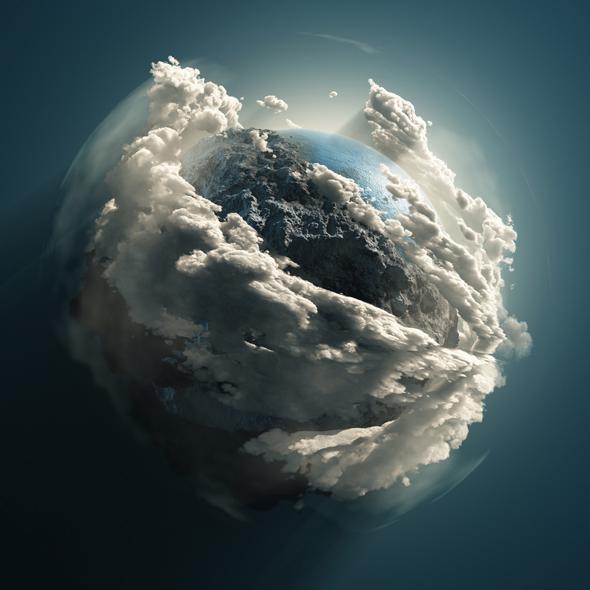 hubble images earth from space