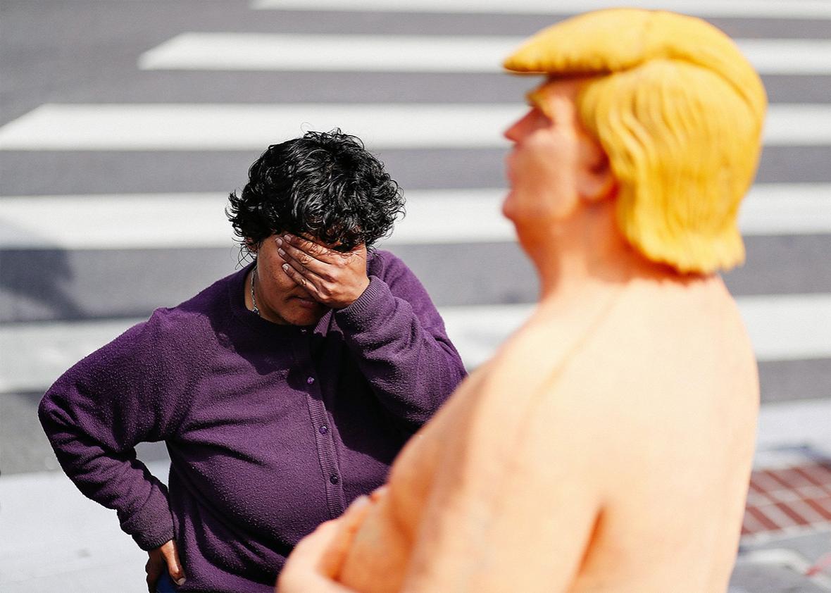 That explicit Donald Trump statue is insulting to a lot of people who