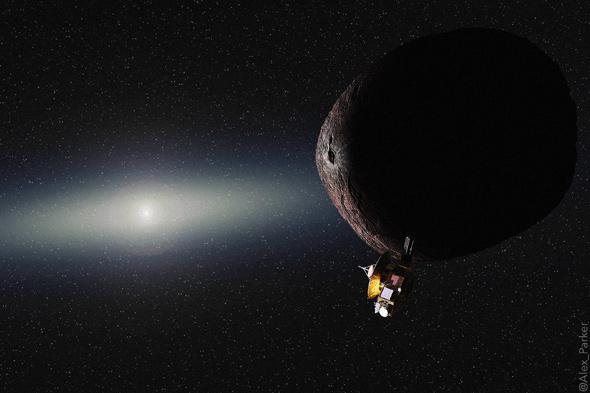 Pluto at a KBO