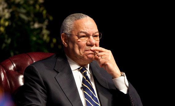 Former Chairman of the Joint Chiefs of staff and Secretary of State Colin Powell