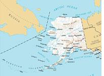 Map Of Alaska State Usa Nations Online Project