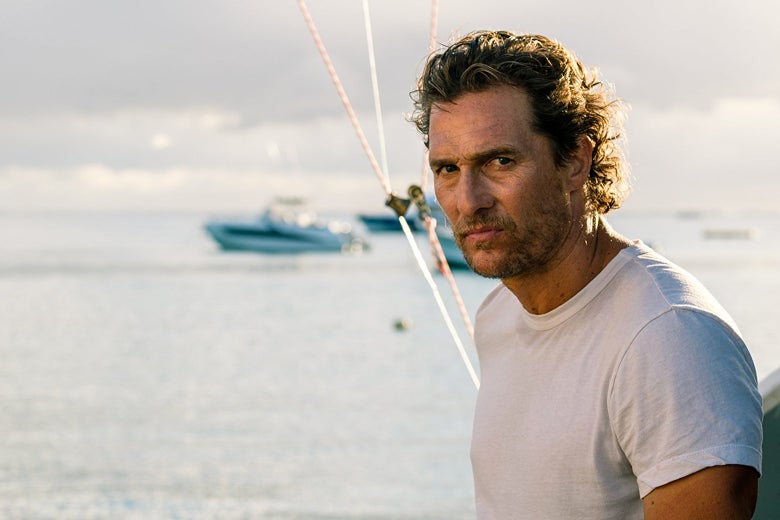 Matthew McConaughey in the 2019 film Serenity.