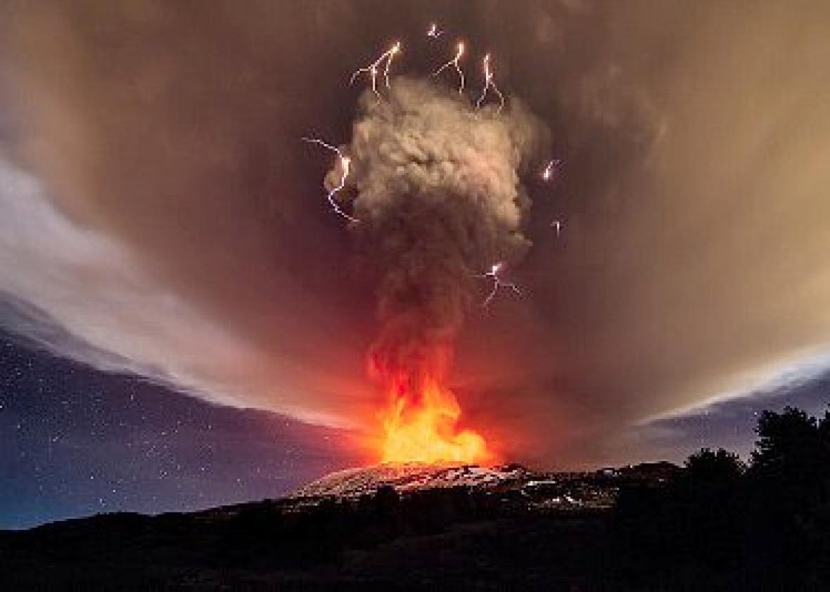 Mount Etna eruption Dec. 3 2015