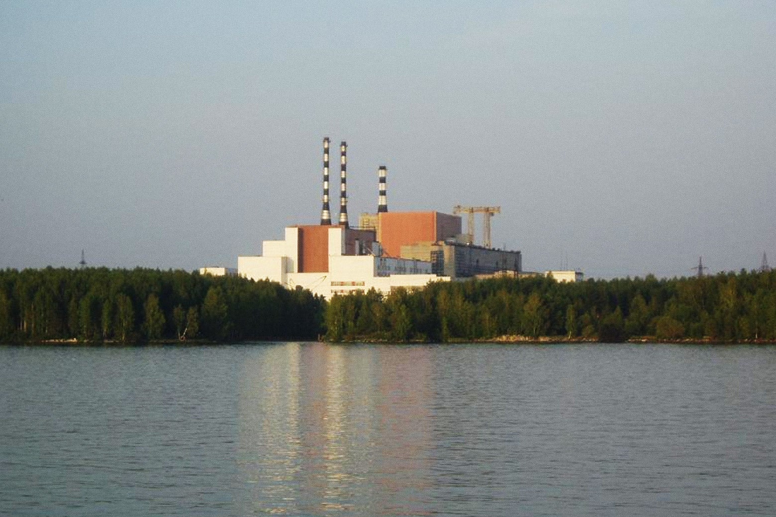 Main building of the Beloyarsk Nuclear Power Station.