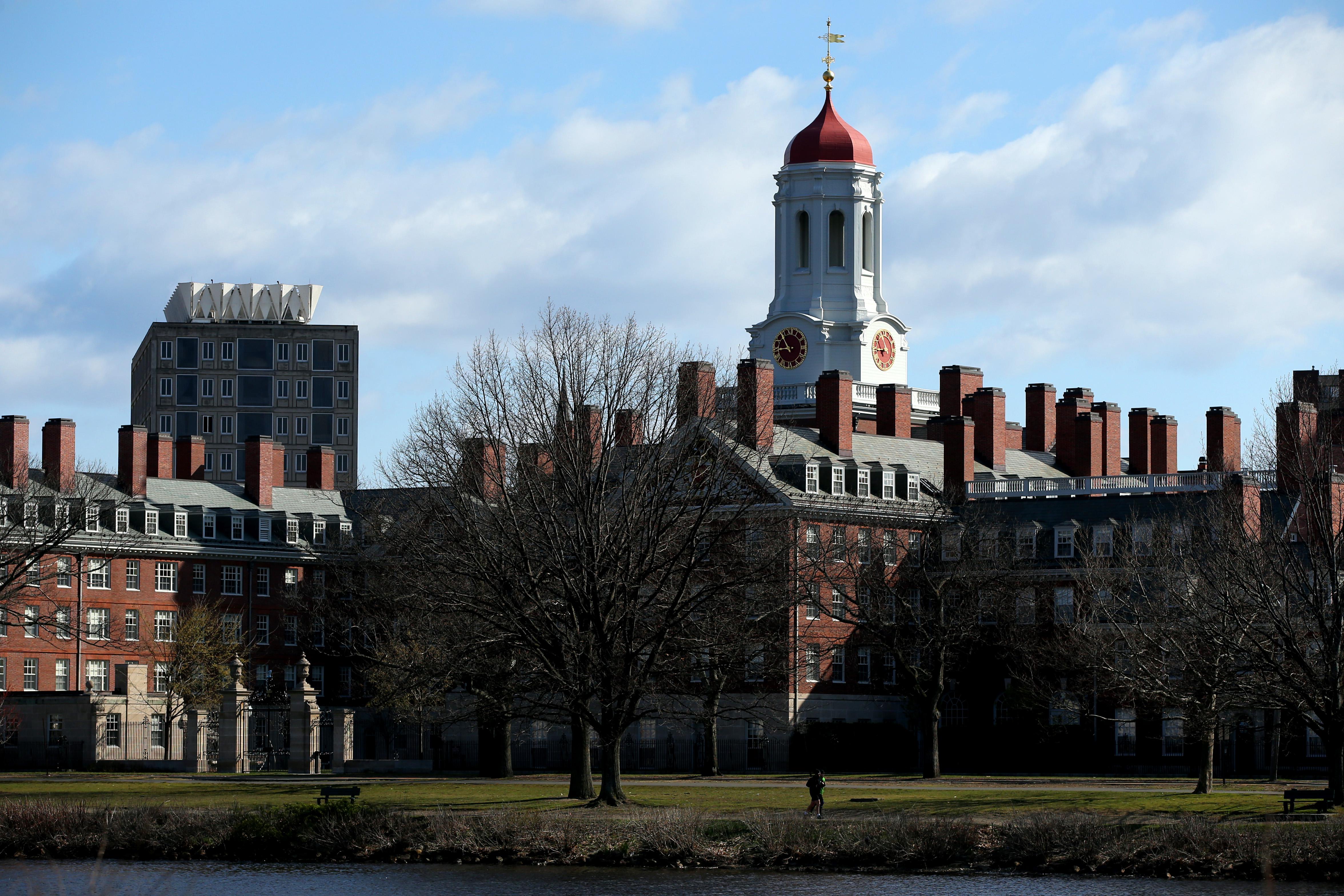 Riverside view of Harvard campus