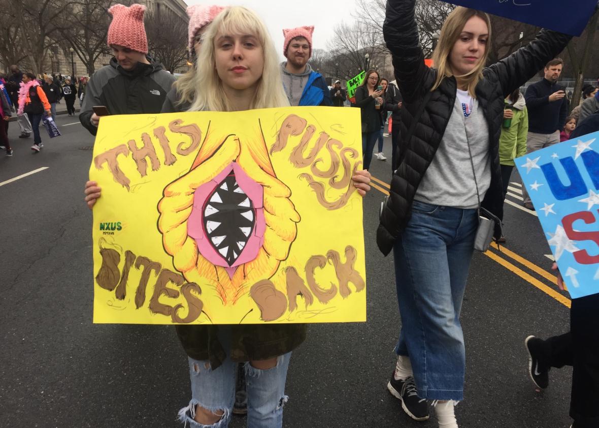 The best protest signs from the Women's March on Washington. The best protest signs from the Women's March on Washington.