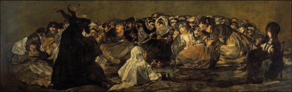 The Witches’ Sabbath (The Great He-Goat) by Francisco Goya.