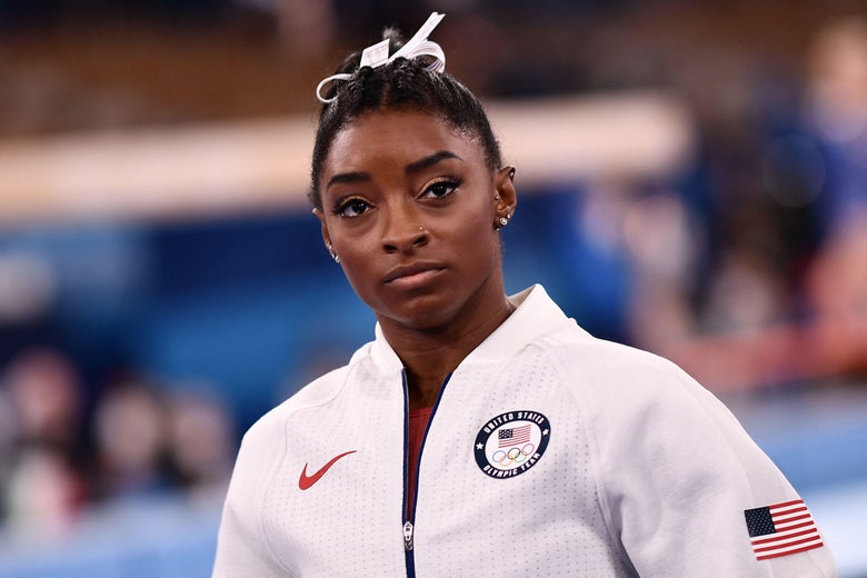 Simone Biles Withdraws From the Individual All-Around