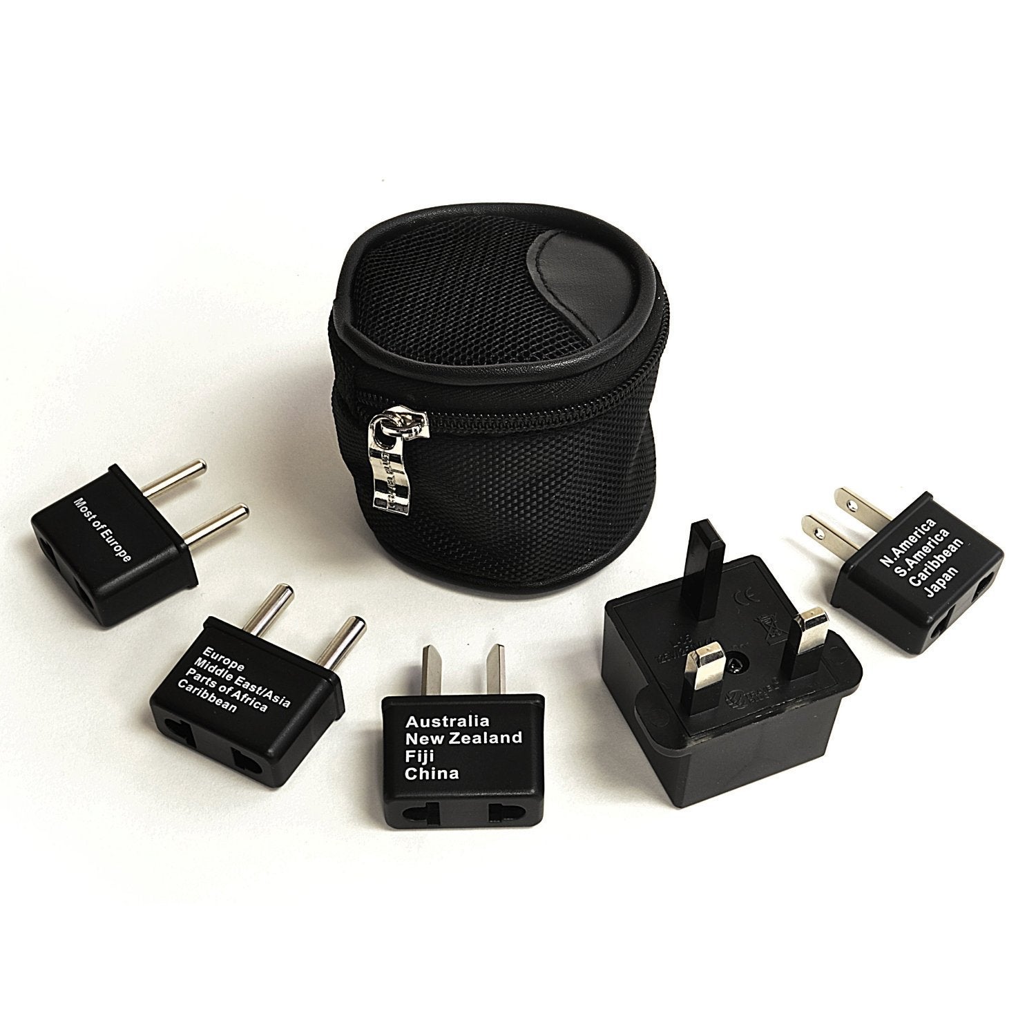 Ceptics International Worldwide Travel Plug Adapter 5 Piece Set