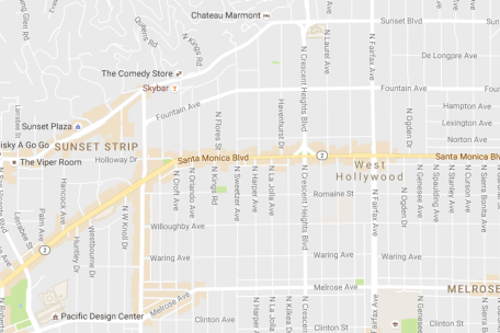Los Angeles maps screenshot