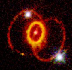 Hubble image of SN1987A