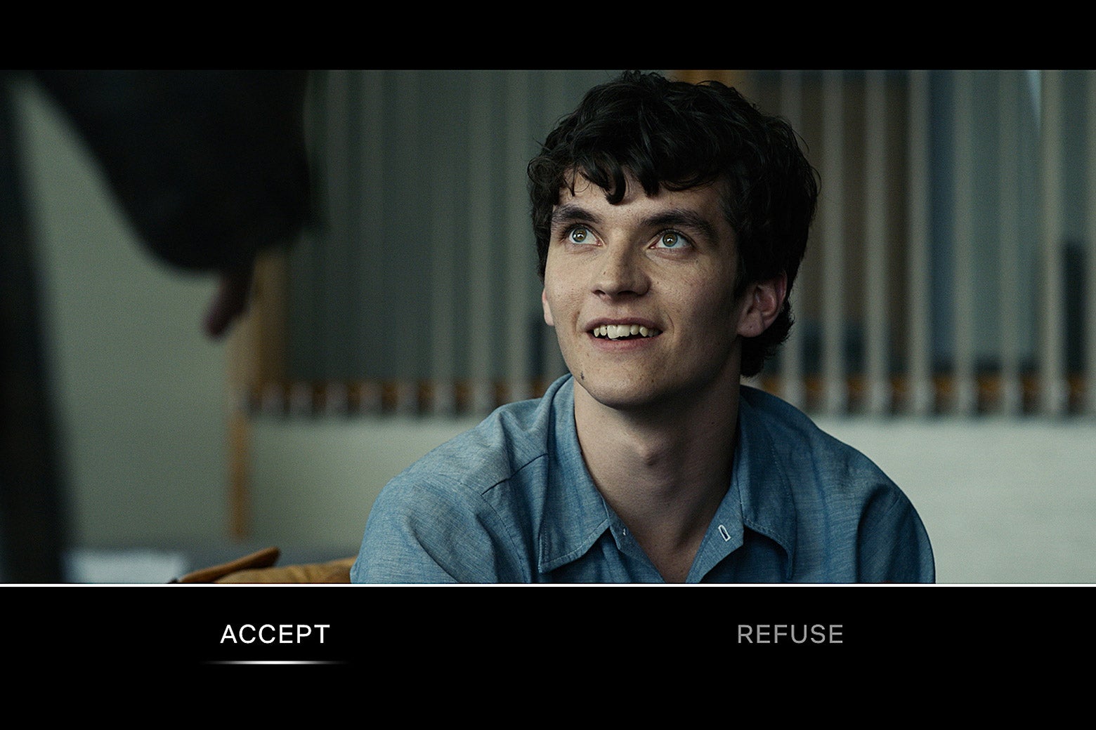 A man ready to accept or refuse an offer.