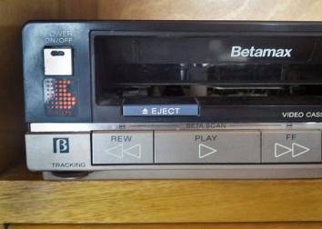Sony Betamax player.