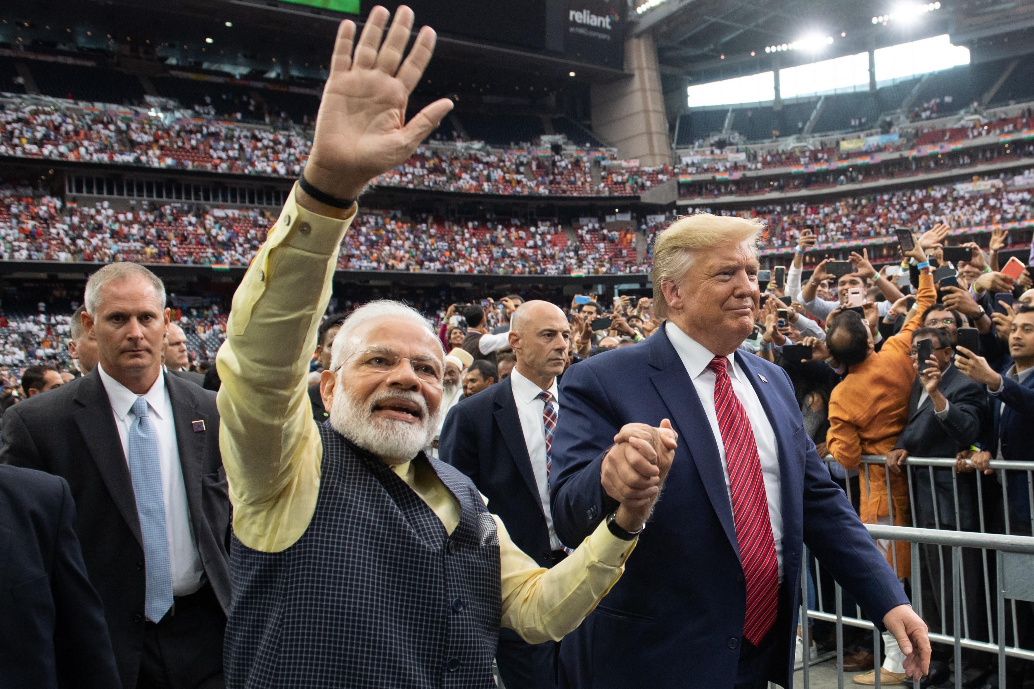 The Hindu nationalist pro-Trump memes spreading via WhatsApp. The Hindu nationalist pro-Trump memes spreading via WhatsApp.