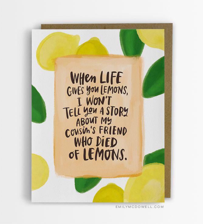 Empathy Cards By Emily Mcdowell Are Greeting Cards Designed For Cancer Patients By A Cancer Survivor