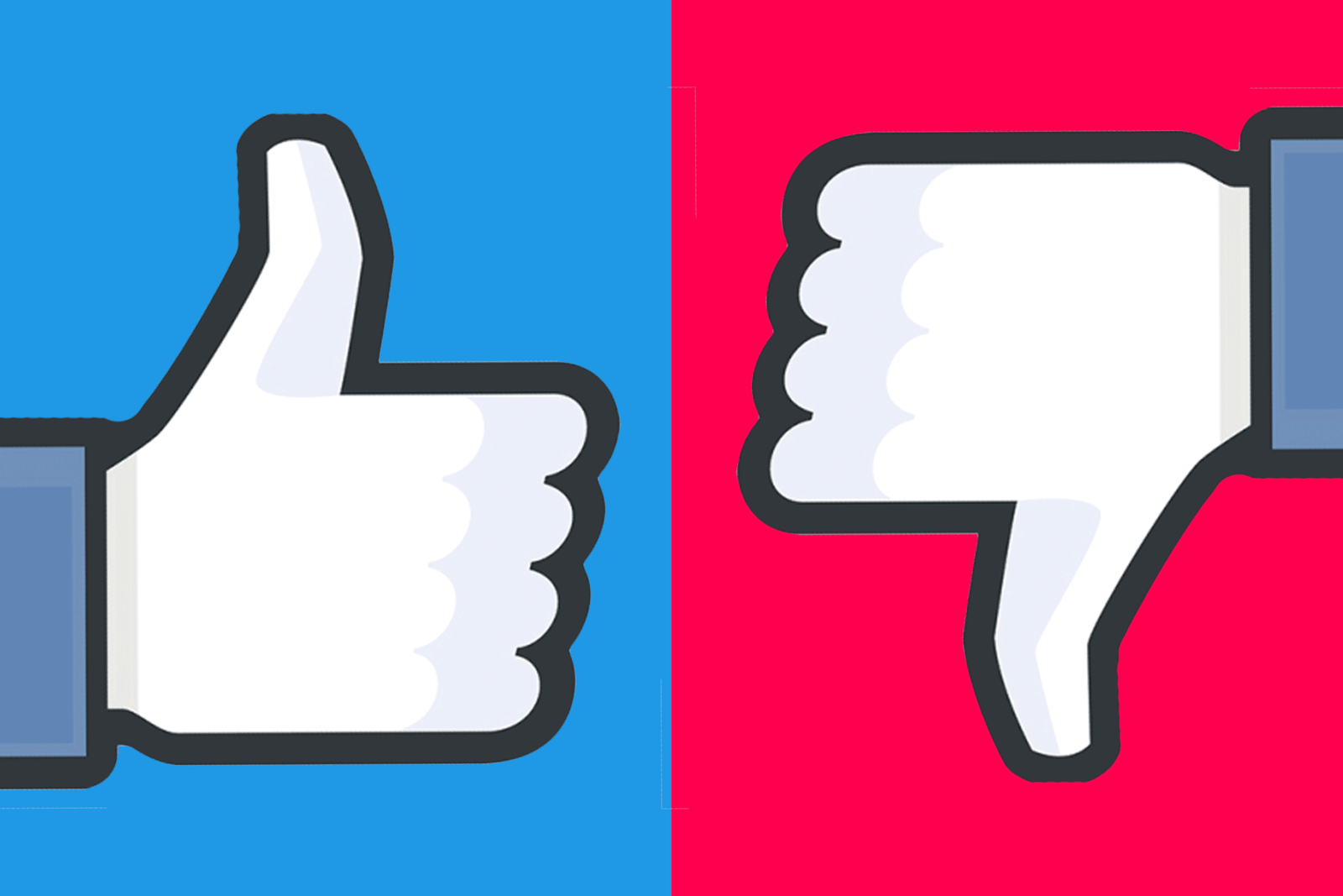 The Facebook upvote and downvote experiment is a bust.