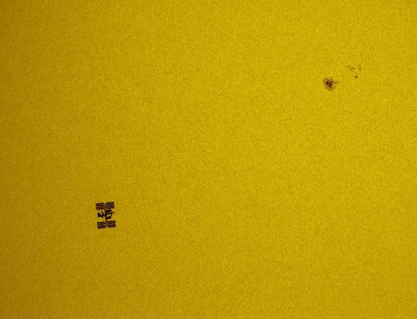 ISS transiting the Sun