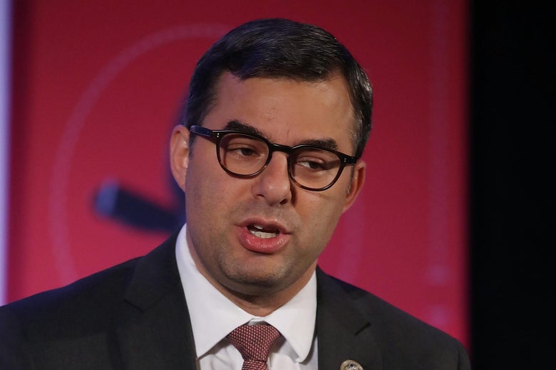 Rep. Justin Amash speaks during a Politico Playbook Breakfast interview, at the W Hotel, on April 6, 2017 in Washington, D.C.
