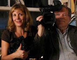 D.A. Pennebaker and his wife Chris Hegedus.