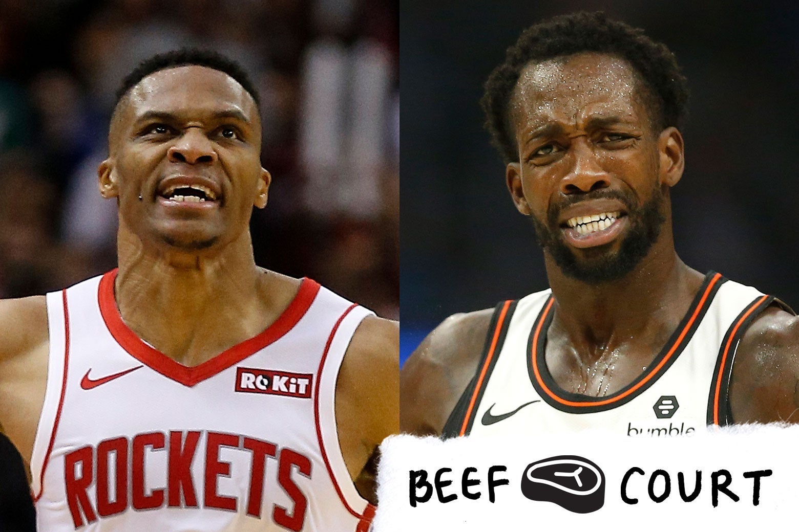 Russell Westbrook and Patrick Beverley