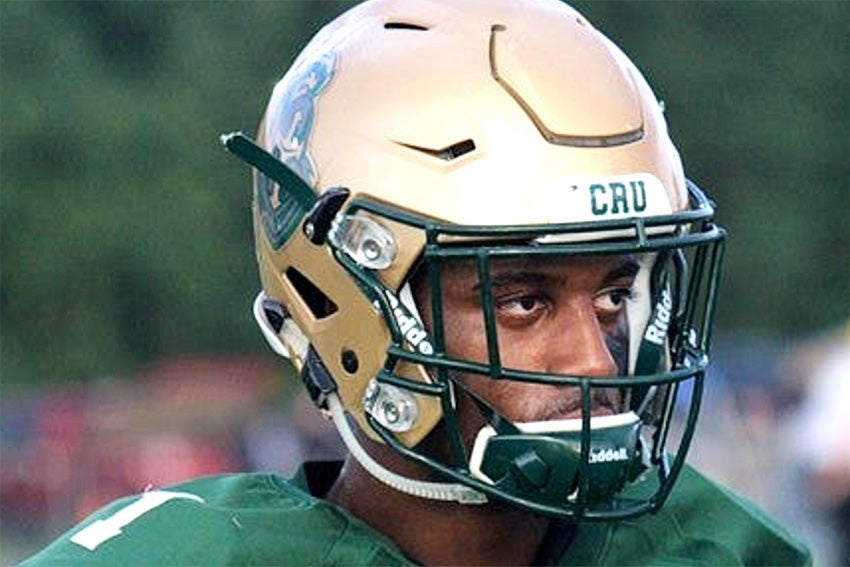 Tayvion Land at Ocean Lakes High School.