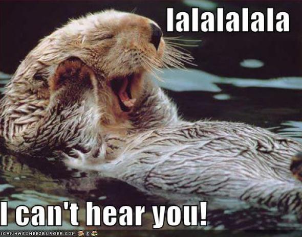 otter can't hear you