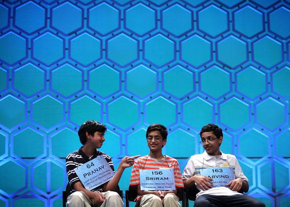 the finals of the 2013 Scripps National Spelling Bee.