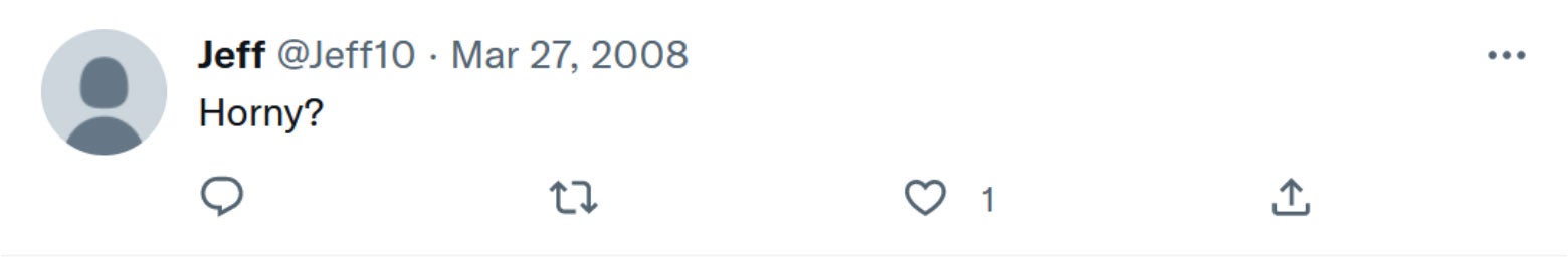 "Horny"