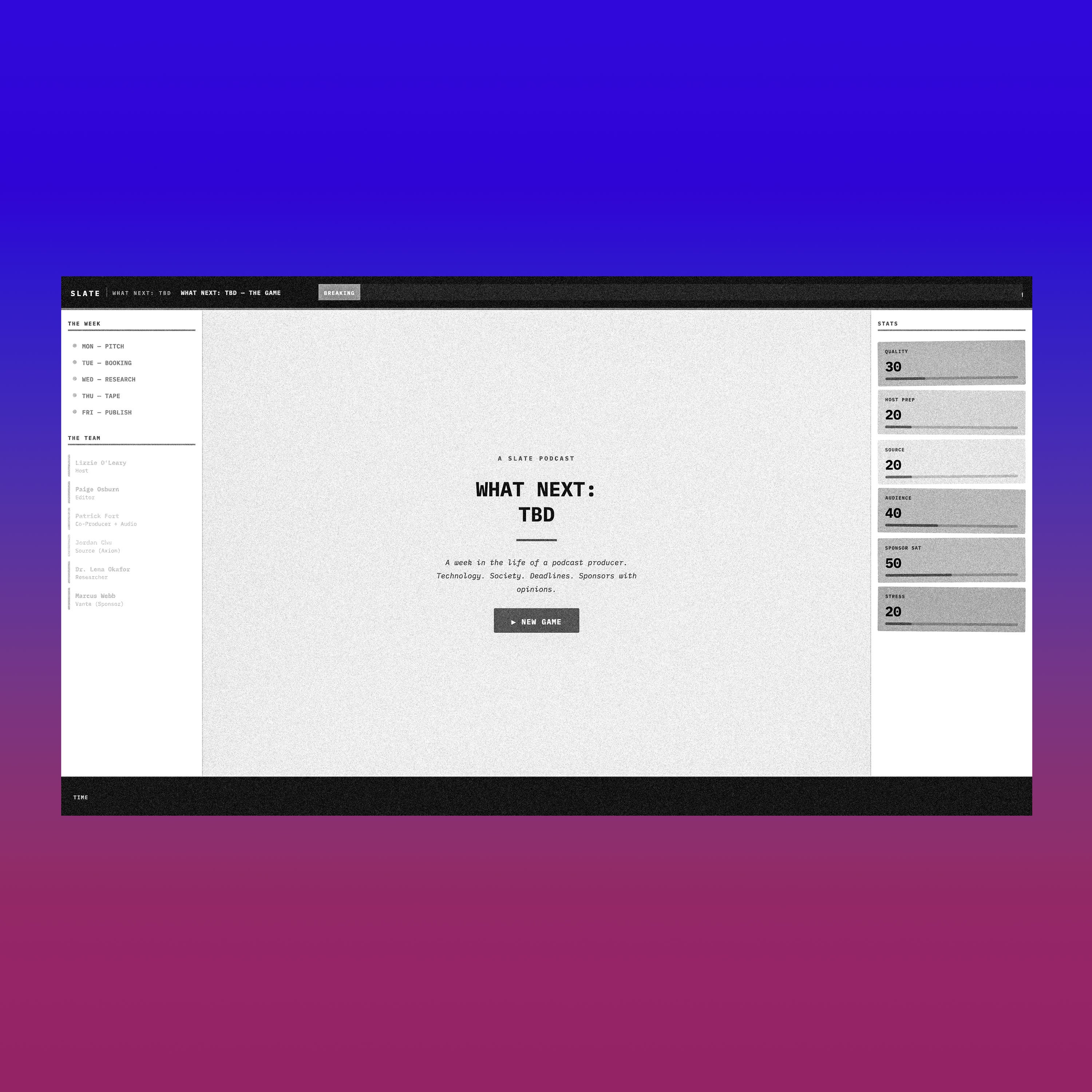 slate.com - Lizzie O’Leary - We Asked A.I. to Build Us a Video Game. The Result Was Strange.