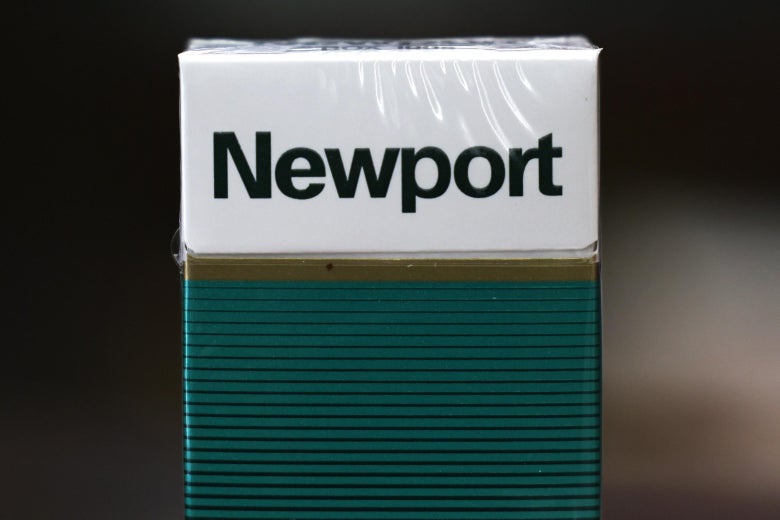 A pack of Newport menthols.