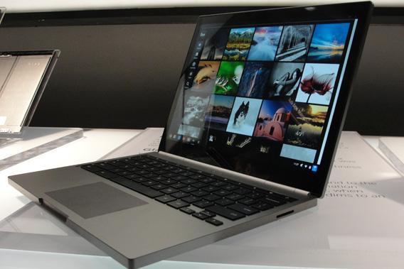 A Chromebook Pixel is on display on February 21, 2013 in San Francisco as Google unveiled the touch-screen notebook computer.