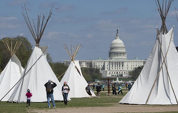 protest against the Keystone XL pipeline. 