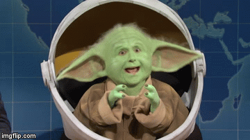 Snl Kyle Mooney Plays Baby Yoda On Weekend Update