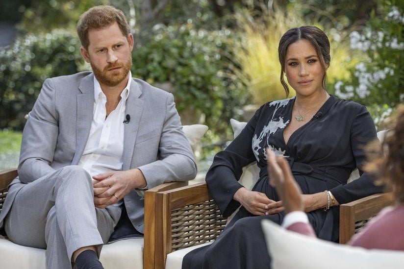Meghan and Harry sit down with Oprah.