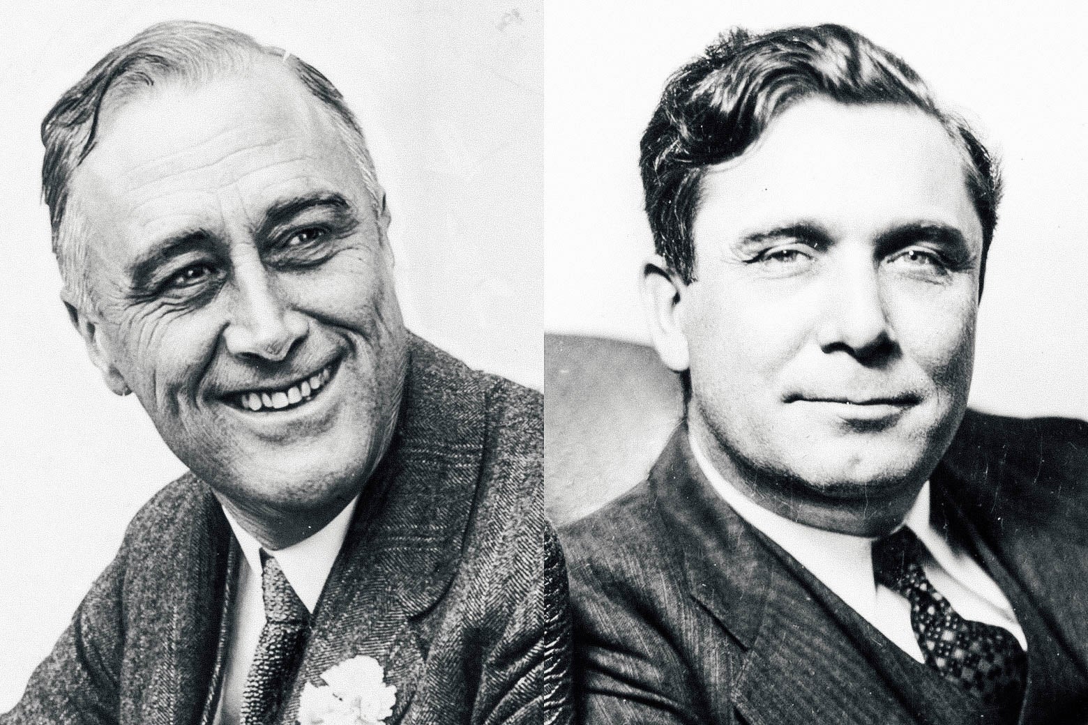 FDR and Wendell Willkie.