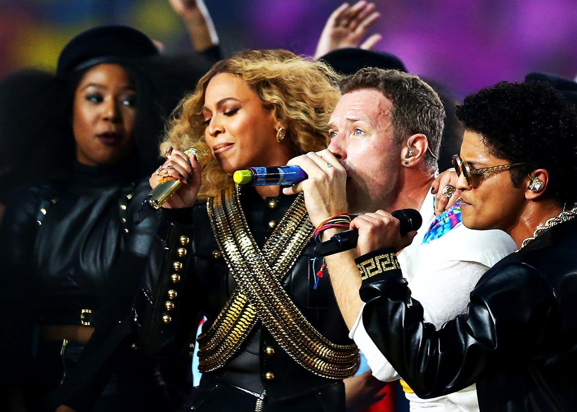 Super Bowl halftime show 2016: Coldplay, Beyonce and Bruno Mars