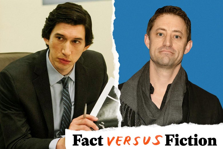 Adam Driver and Daniel Jones.