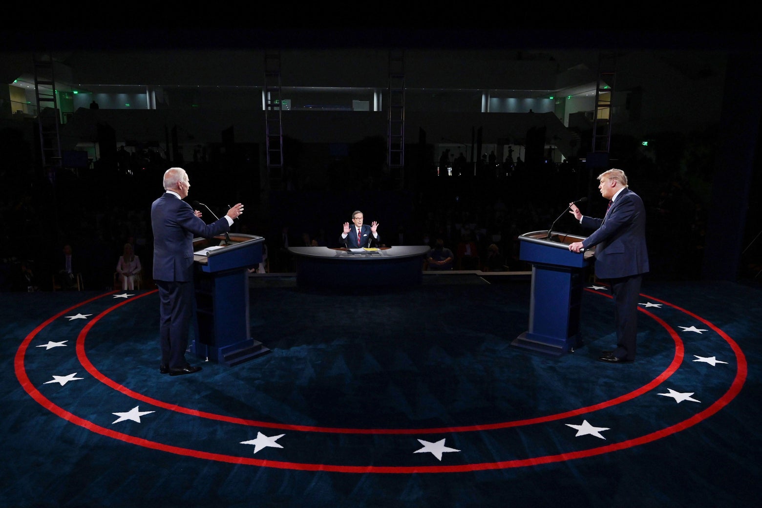 Presidential debate gets a mute button for Trump and Biden.