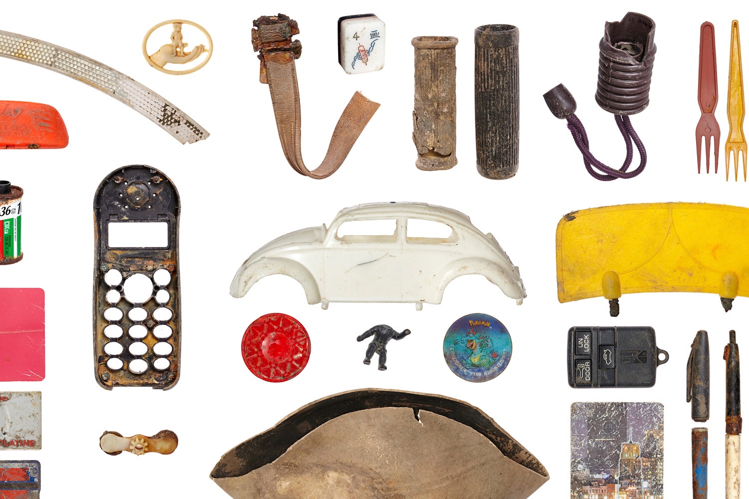A selection of objects found during the dig.